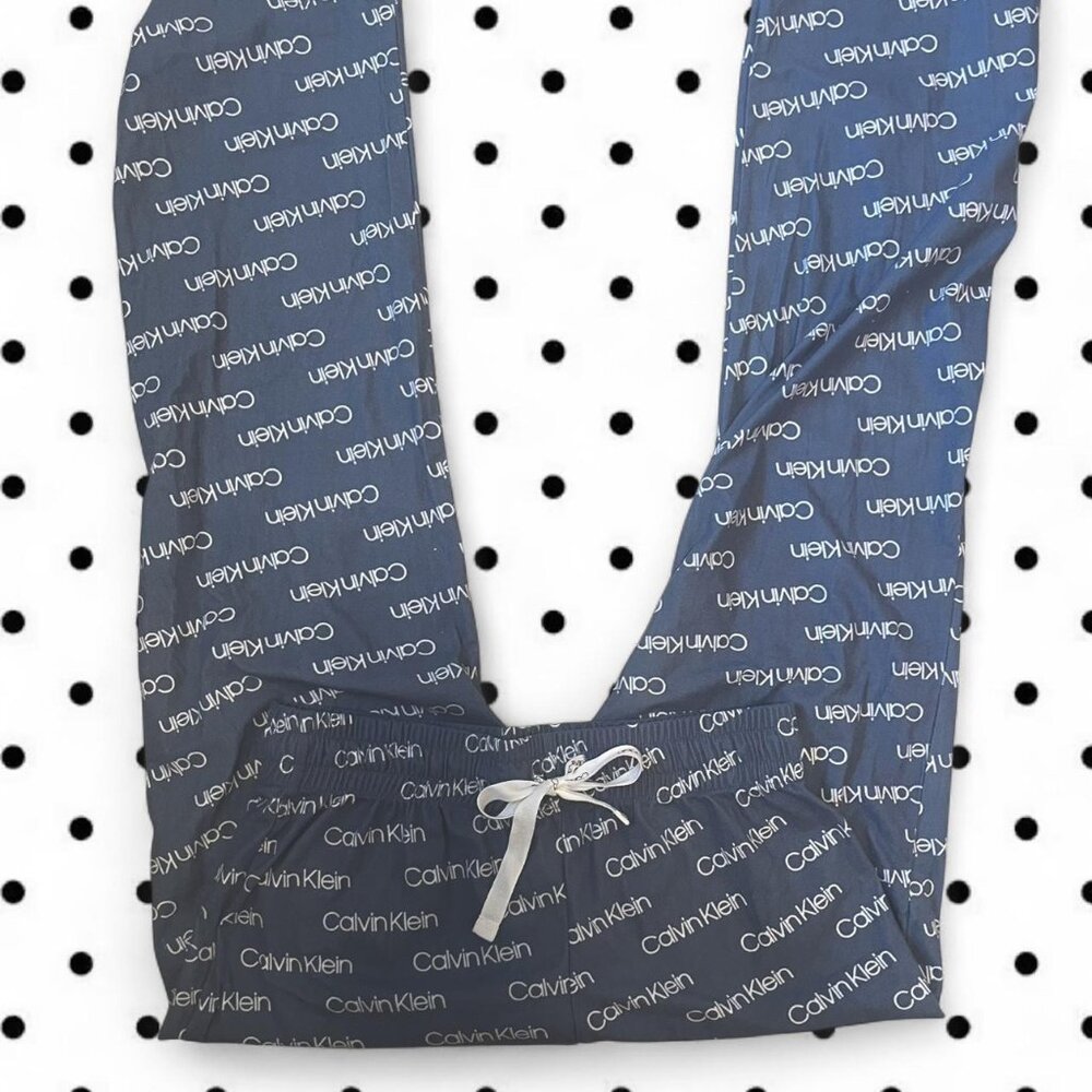 calvin klein gray-ish blue pajamas pants.